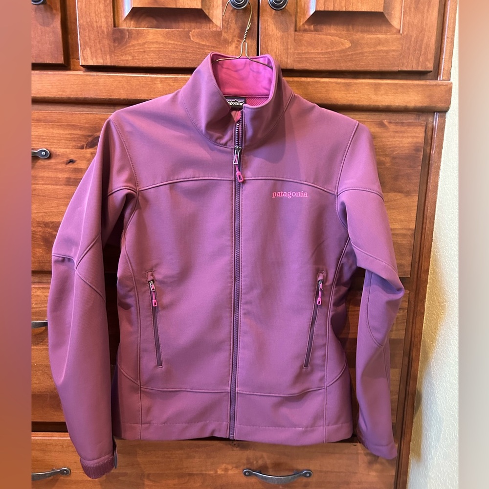 Patagonia Women's Adze Hybrid Jacket Pink Polartec Softshell